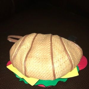 Betsey Johnson croissant sandwich